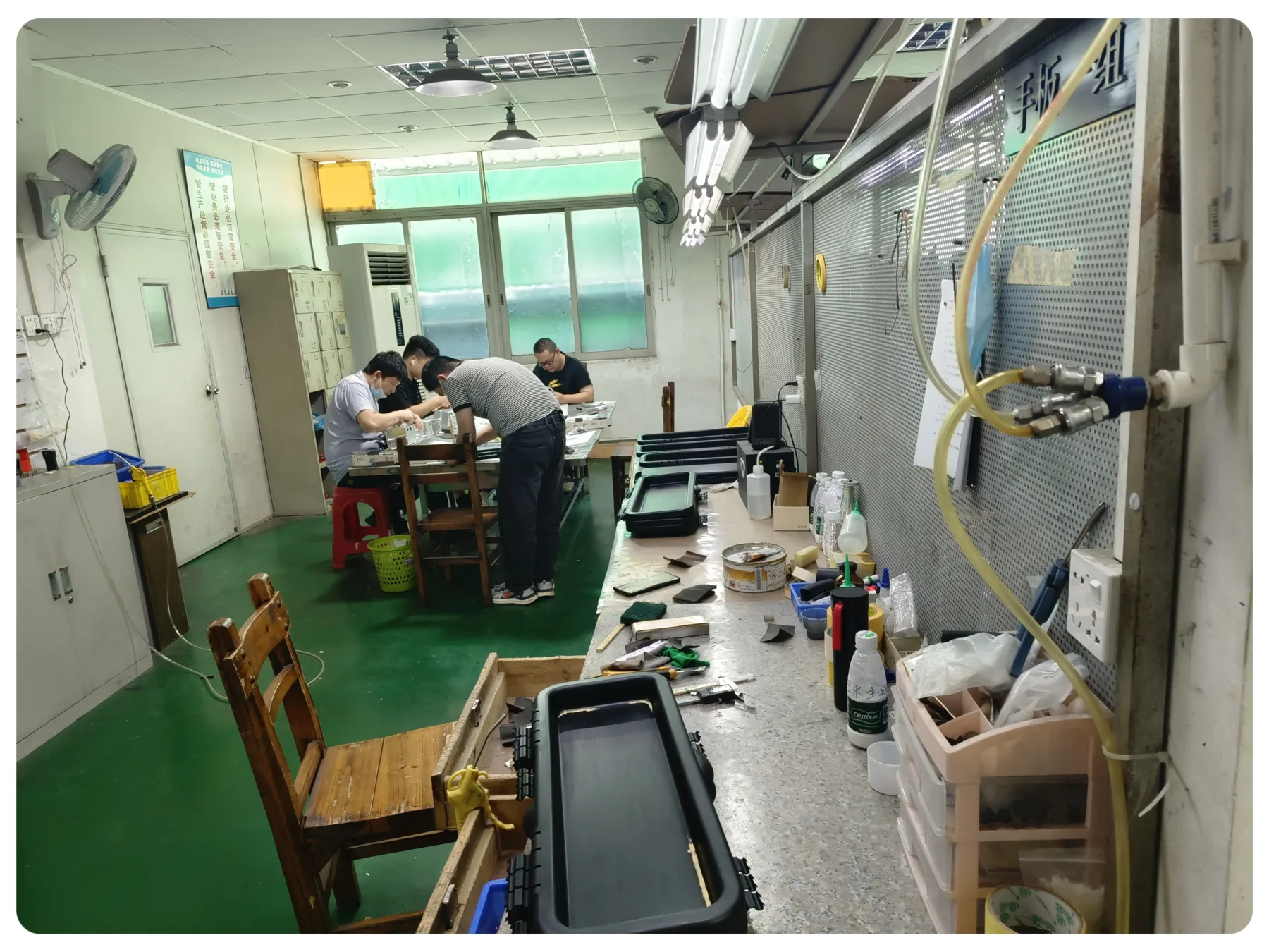 DFocus production and machining work area